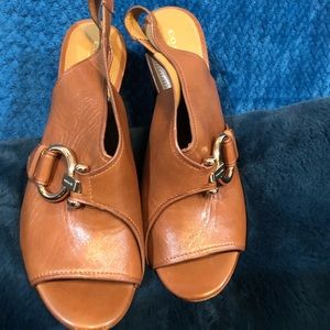 Authentic Coach shoes gold hardware